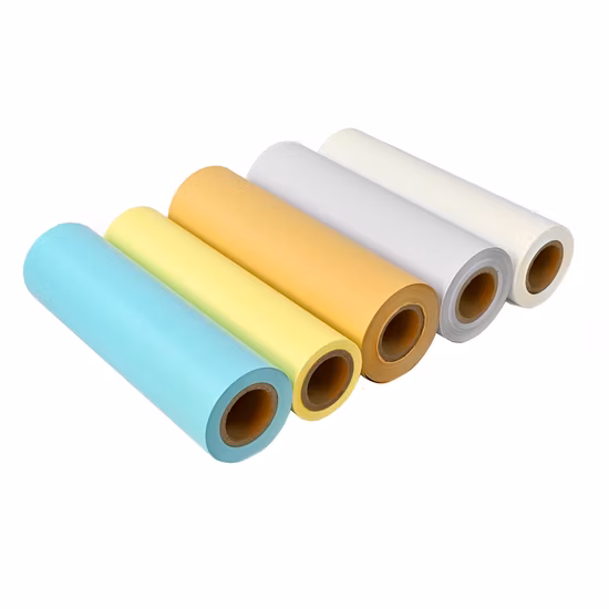 Hersteller Preis Selbstklebende Farben Größe Anpassbares Silikon-Trennpapier Pergamin-Jumbo-Rollenpapier