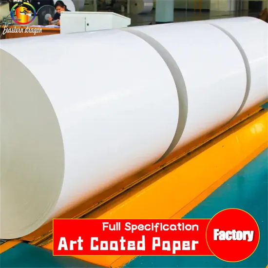 Gussbeschichtetes, mattes Kunstdruckpapier