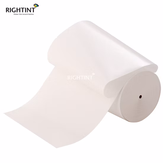 Herstellung von Rightint-Shanghai-Aufklebern mit starkem Klebstoff, selbstklebendem, halbglänzendem OEM-Papier