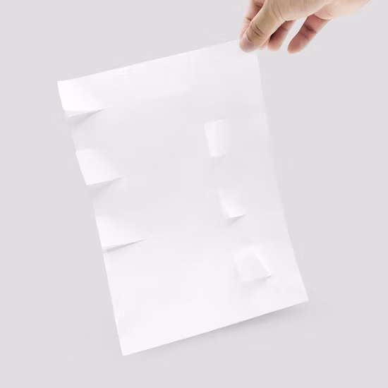 A4-Format, gute Qualität und Preis, selbstklebendes Kraft-Aufkleberpapier im Bogen